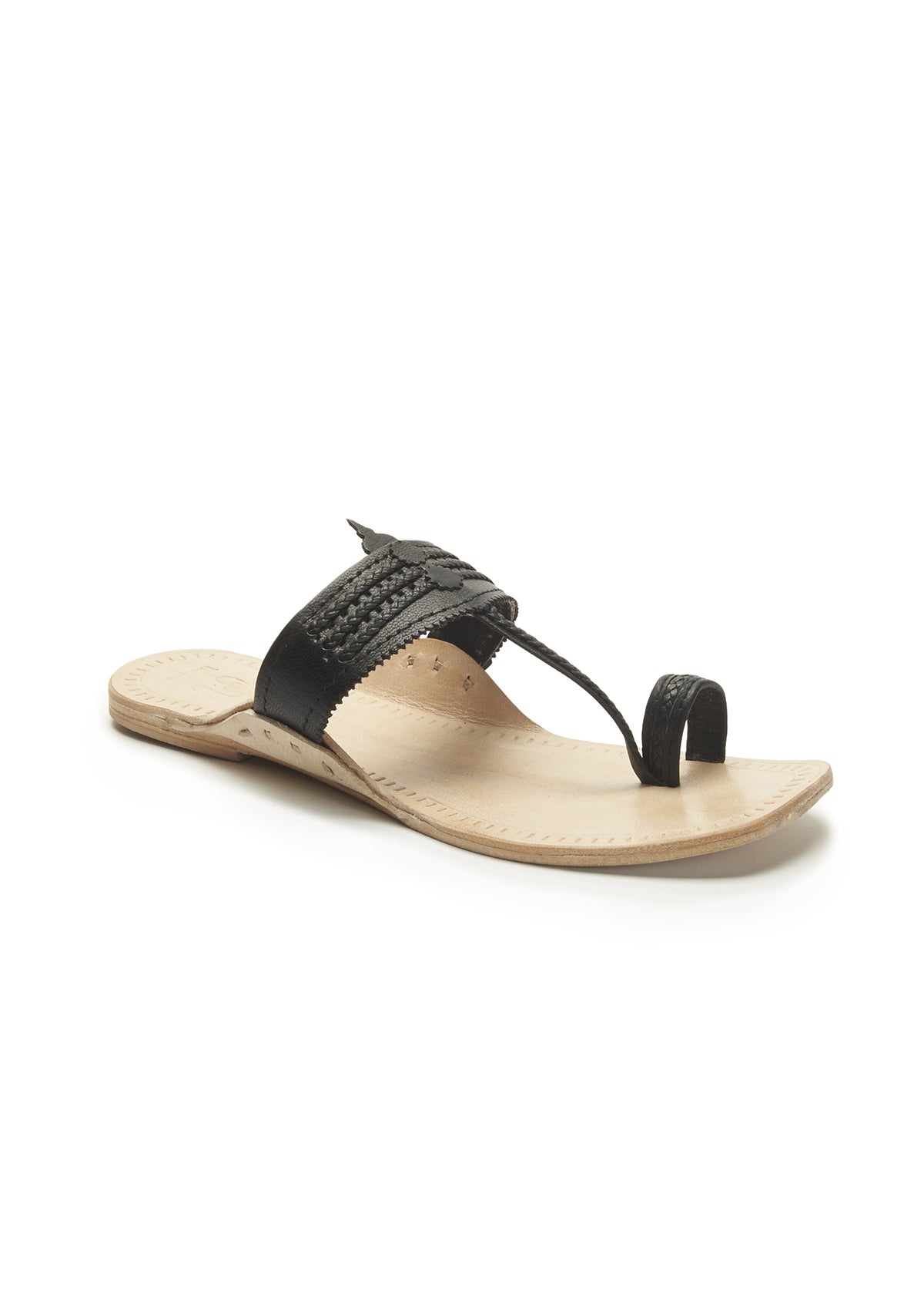 Koli Flat Sandal, Black