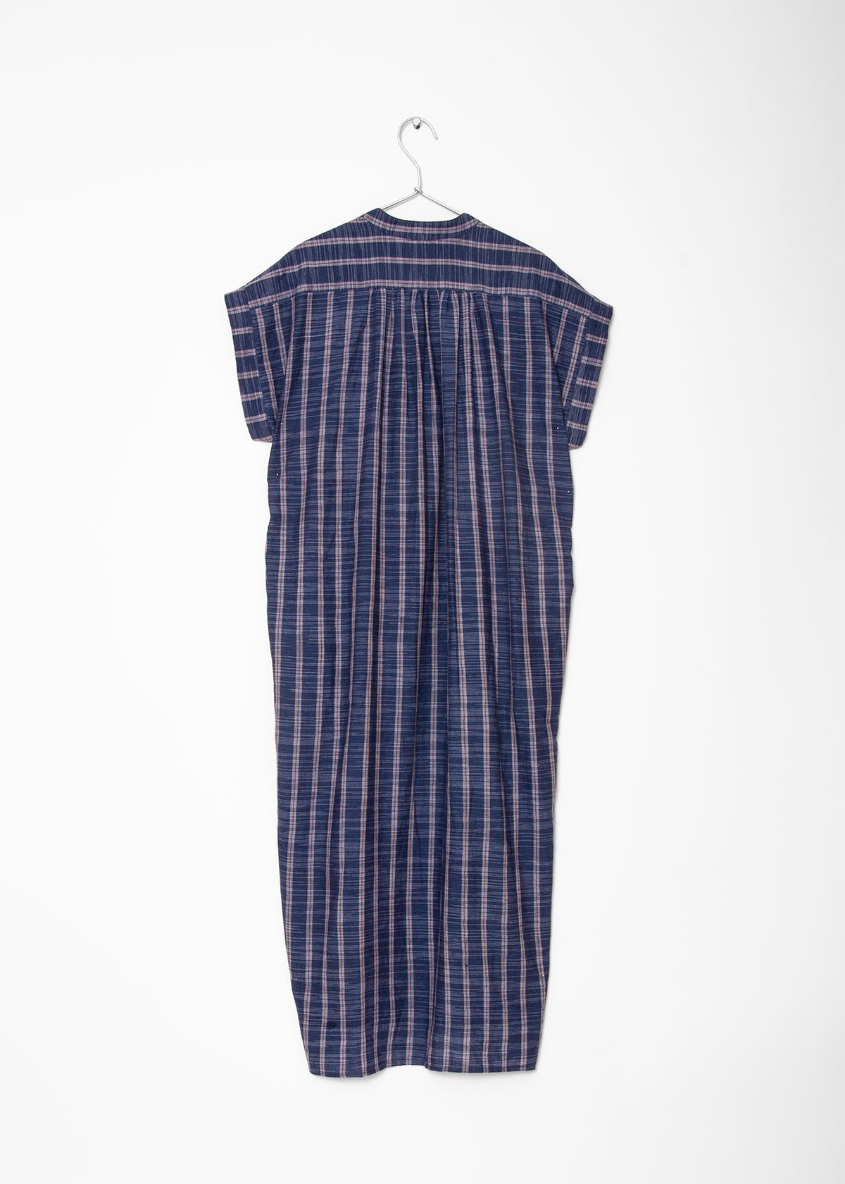 Maia Multi Pin Stripe Dress - Natural Indigo