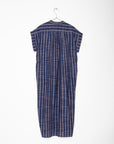 Maia Multi Pin Stripe Dress - Natural Indigo