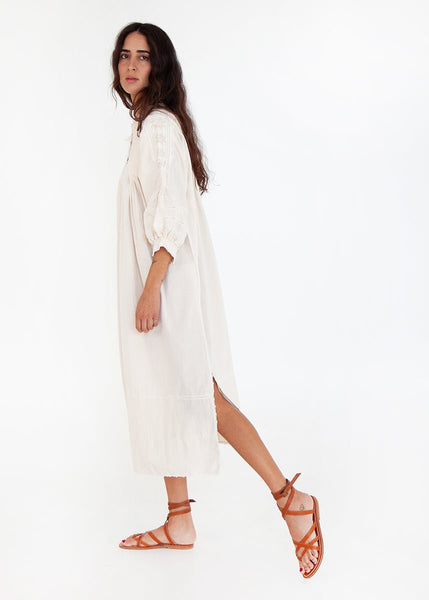 Sirena Dress Natural Long Sleeves – matta