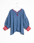 Nina Leuca Tulum Top - Blue