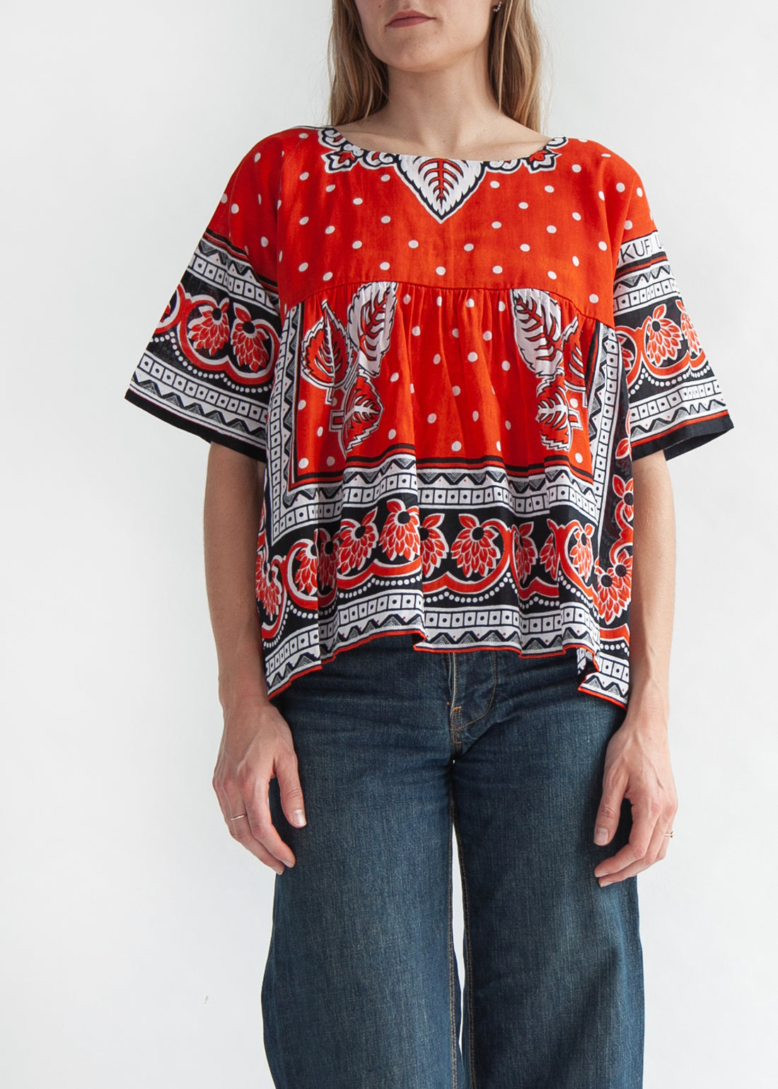 Sapna Kanga Top Red