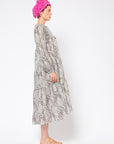 Yamini Tiger Dress, Grey