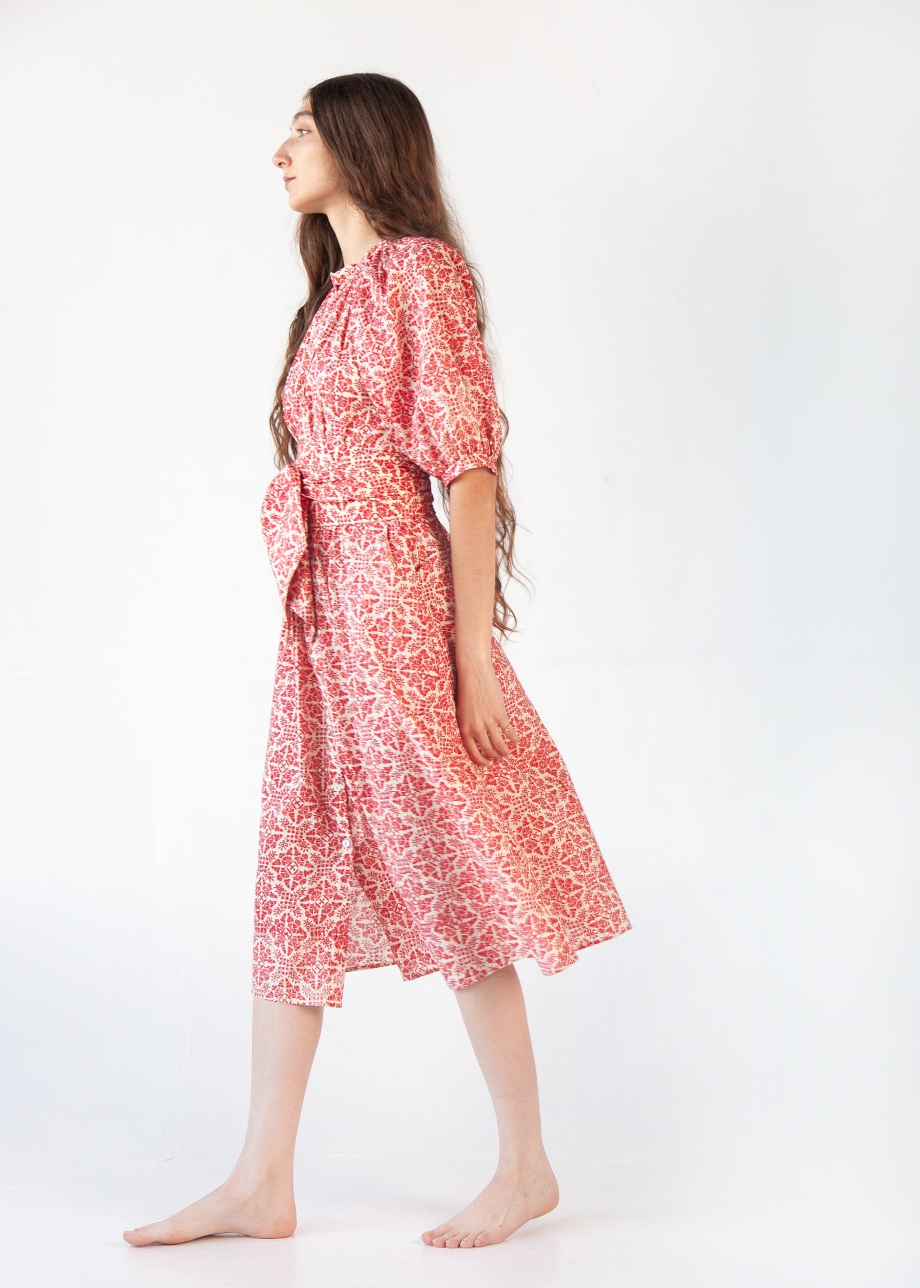 Venus Tindora Dress - Poppy