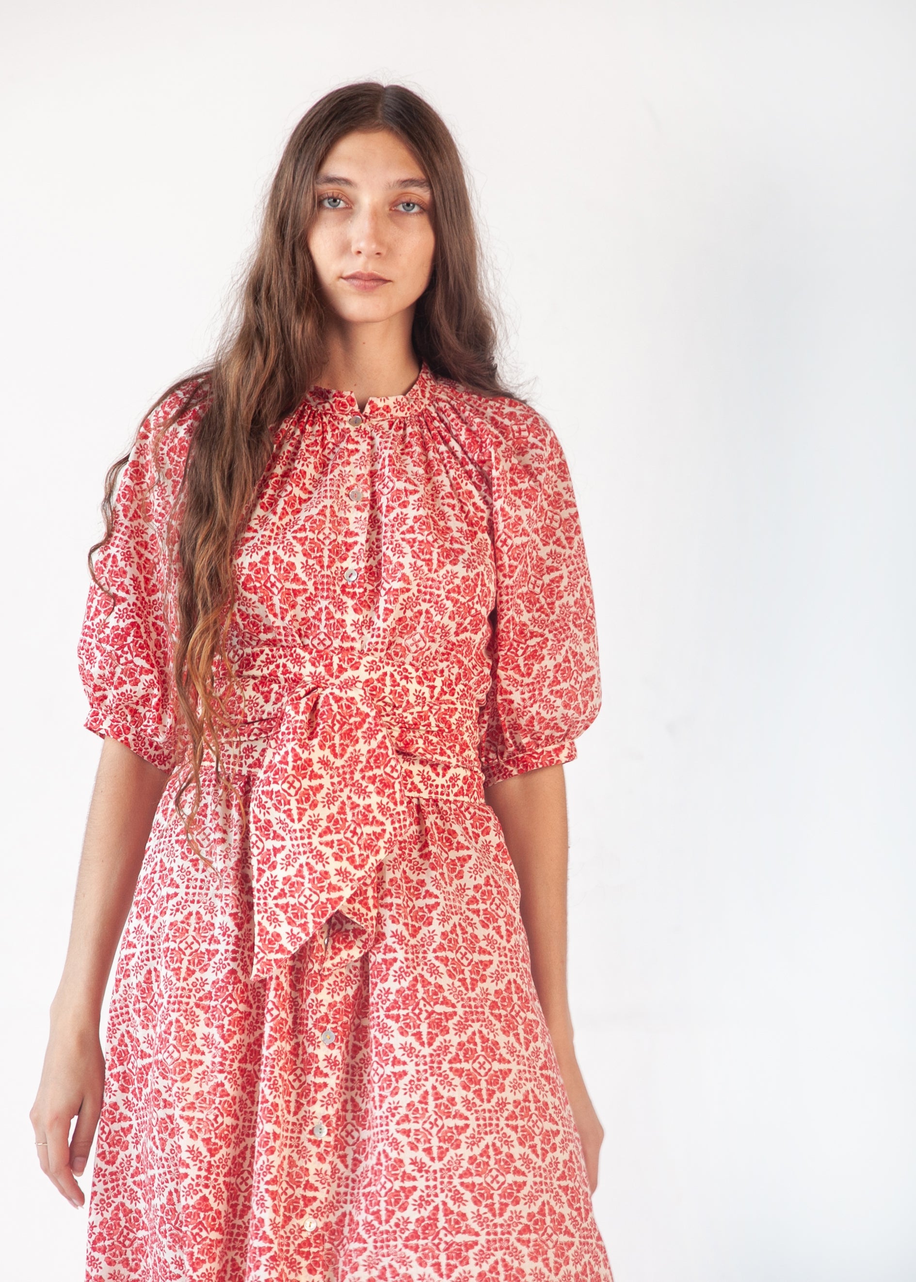 Venus Tindora Dress - Poppy