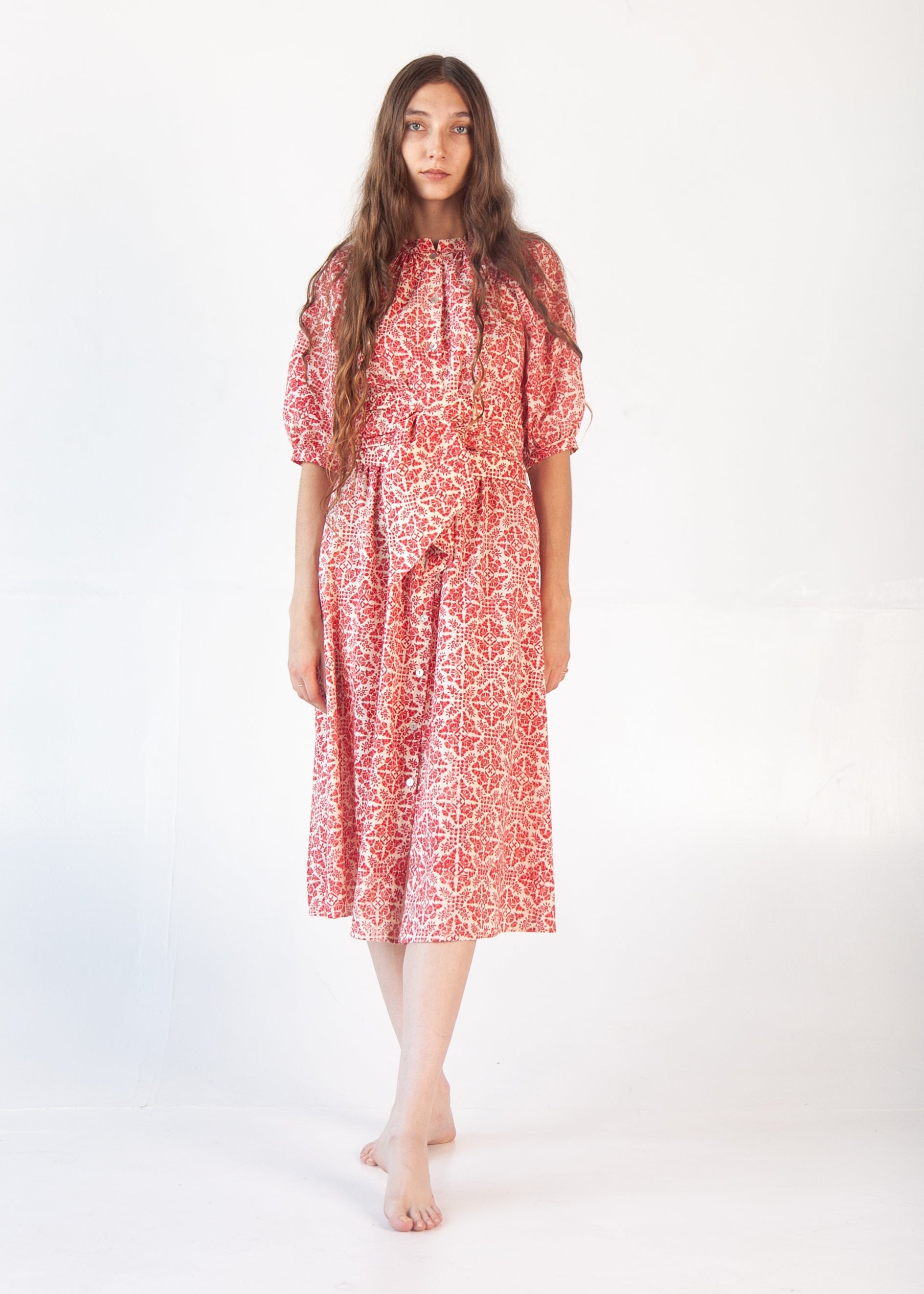 Venus Tindora Dress - Poppy