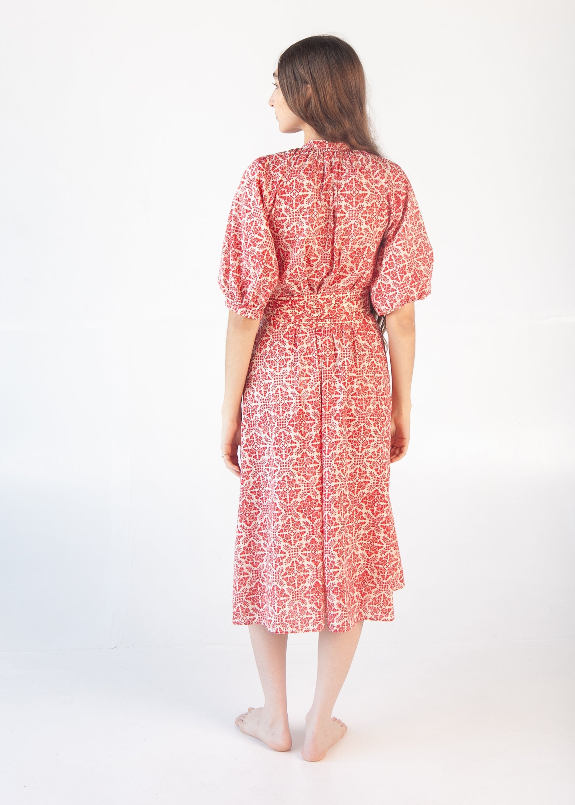 Venus Tindora Dress - Poppy