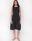 Granita Stripe Dress - Nero
