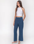 Louise Modern Stripe Pant - Blue