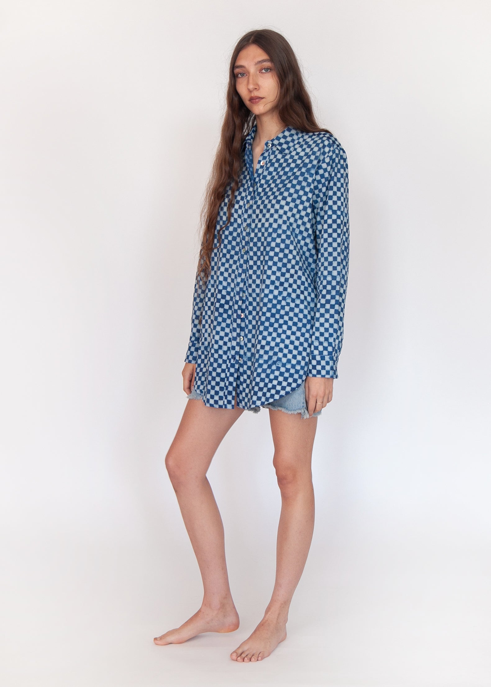 Ali Ananta Top - Natural Indigo