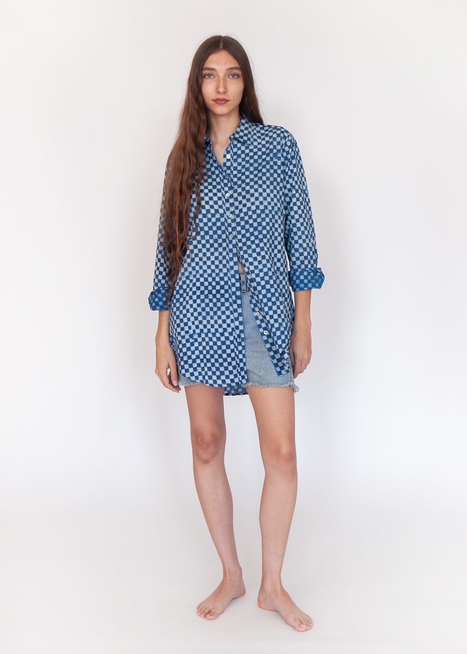 Ali Ananta Top - Natural Indigo