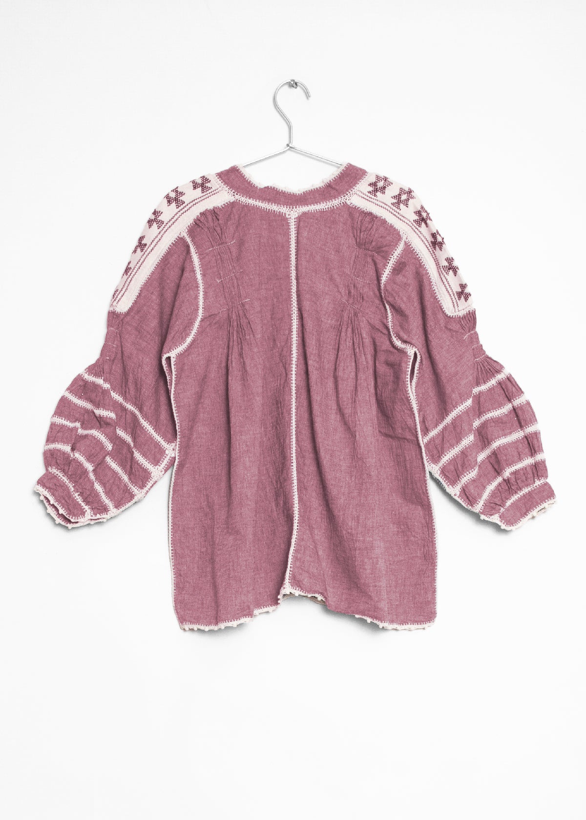 Sirena Chambray Top - Wine