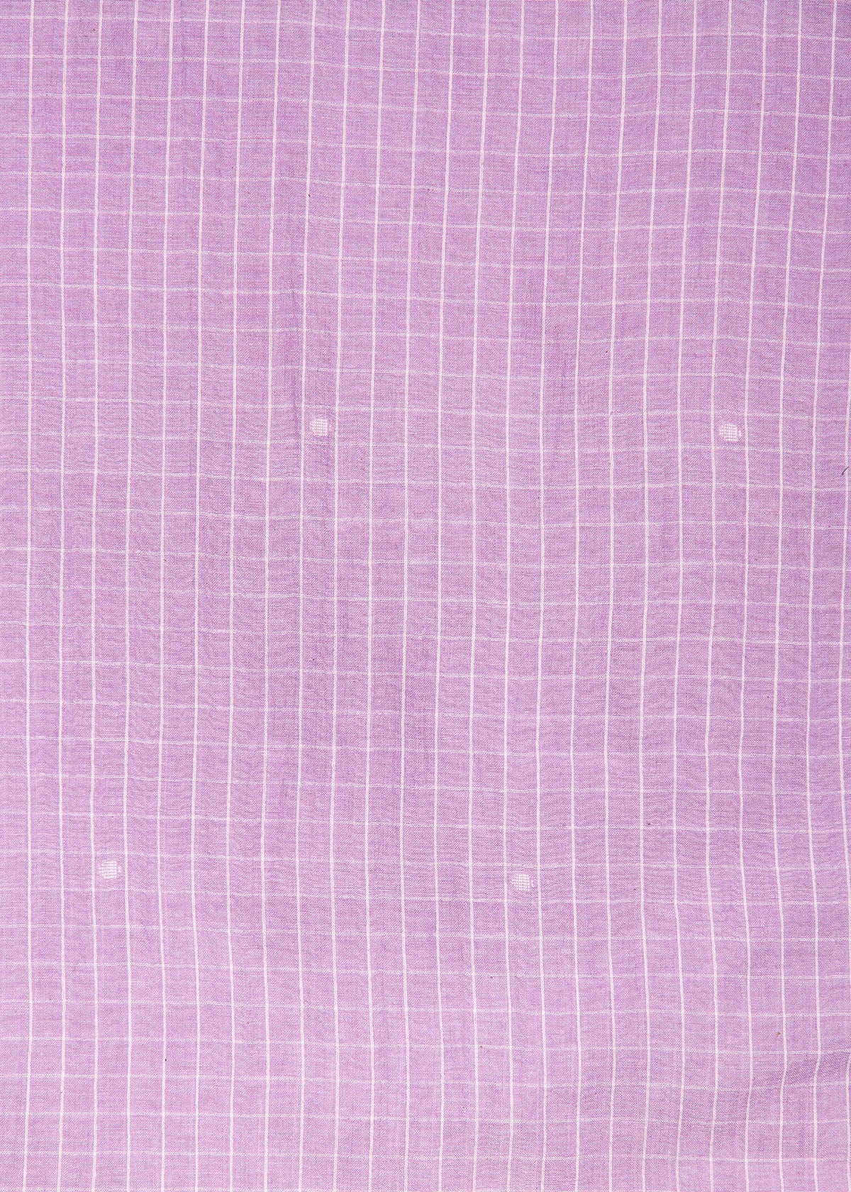 Alma Check Jamdani Top - Violetta