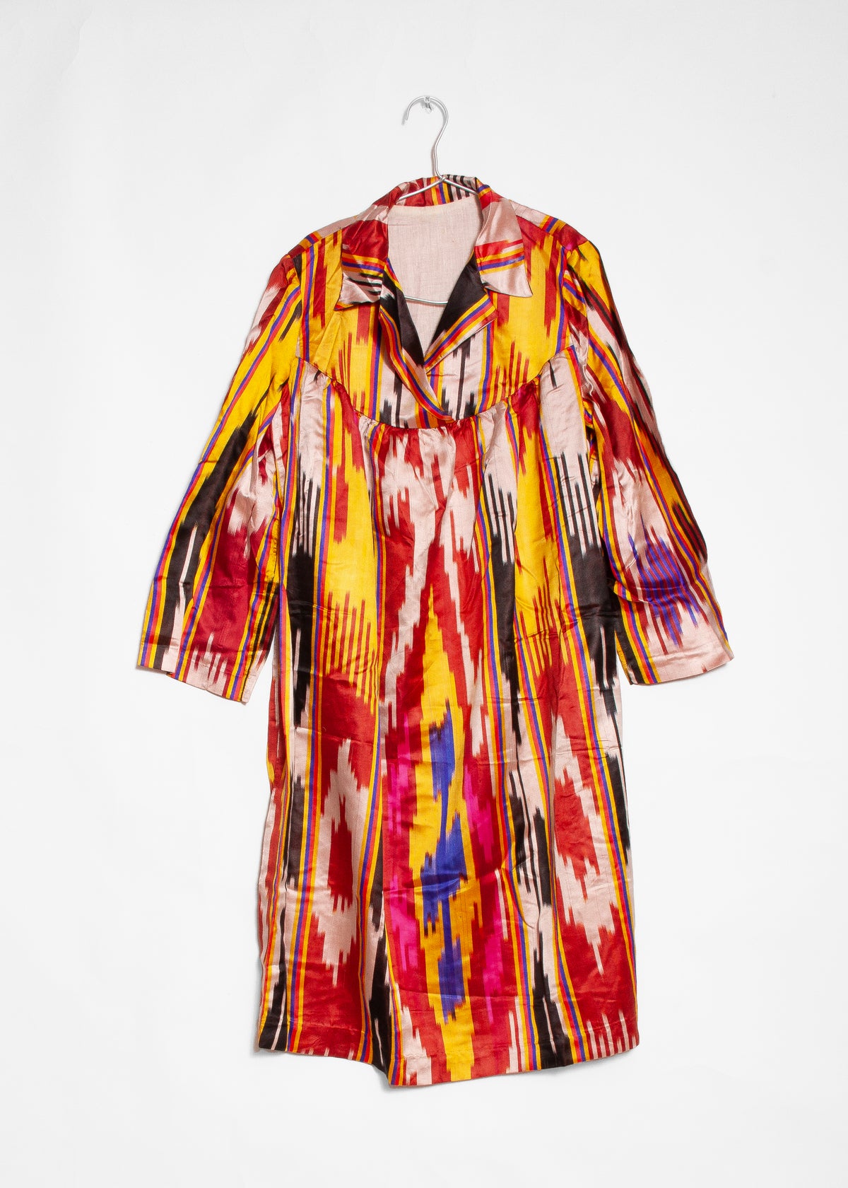 Vintage Silk Uzbek Tunic Dress 