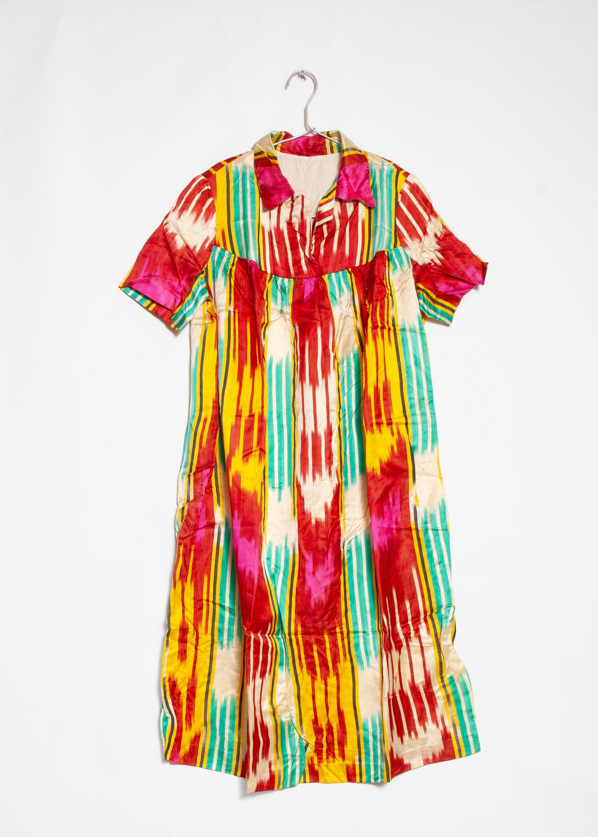 Vintage Silk Uzbek Tunic Dress 