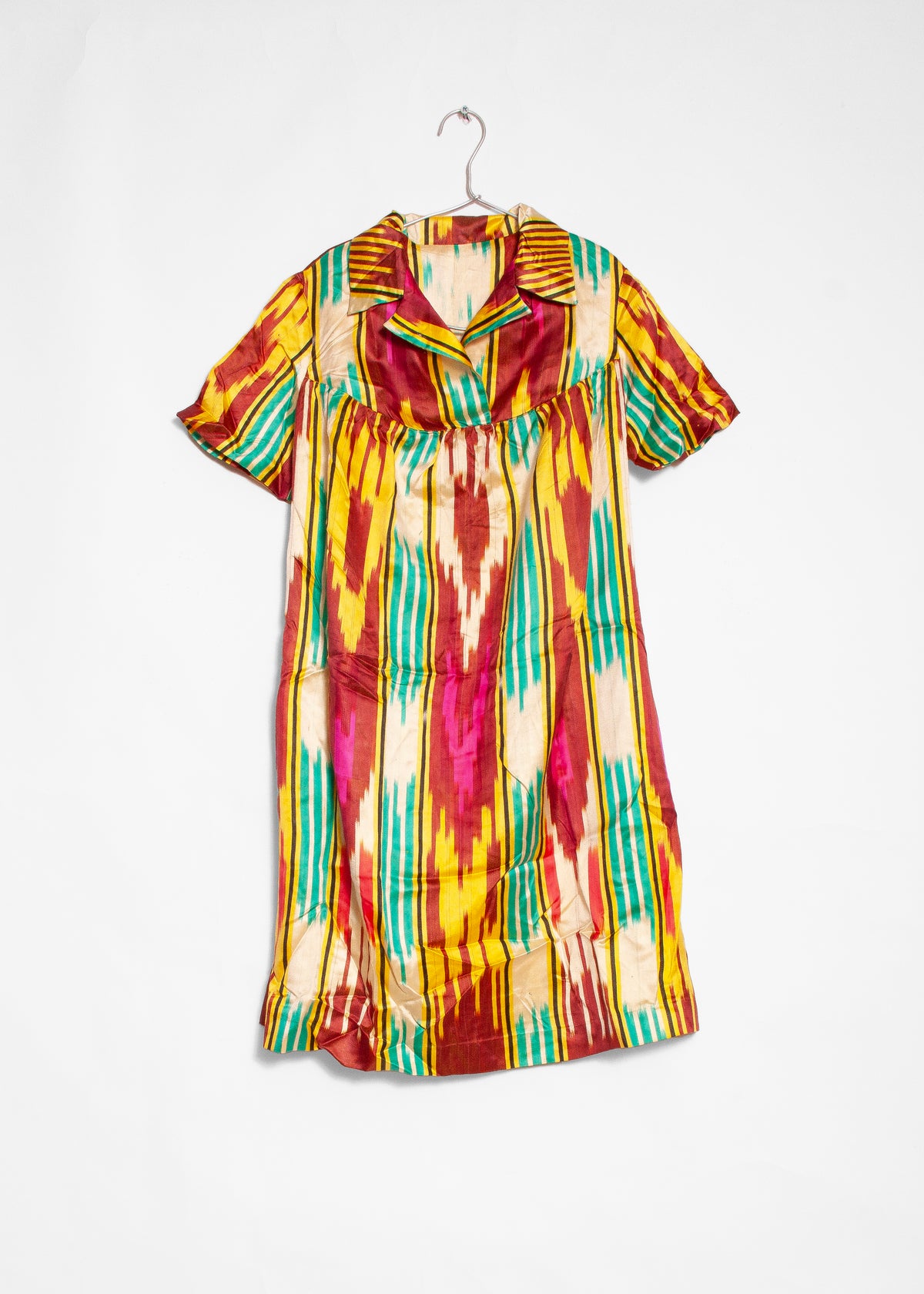 Vintage Silk Uzbek Tunic Dress 