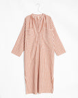 Pocket Caftan - Terracotta Stripe by Two