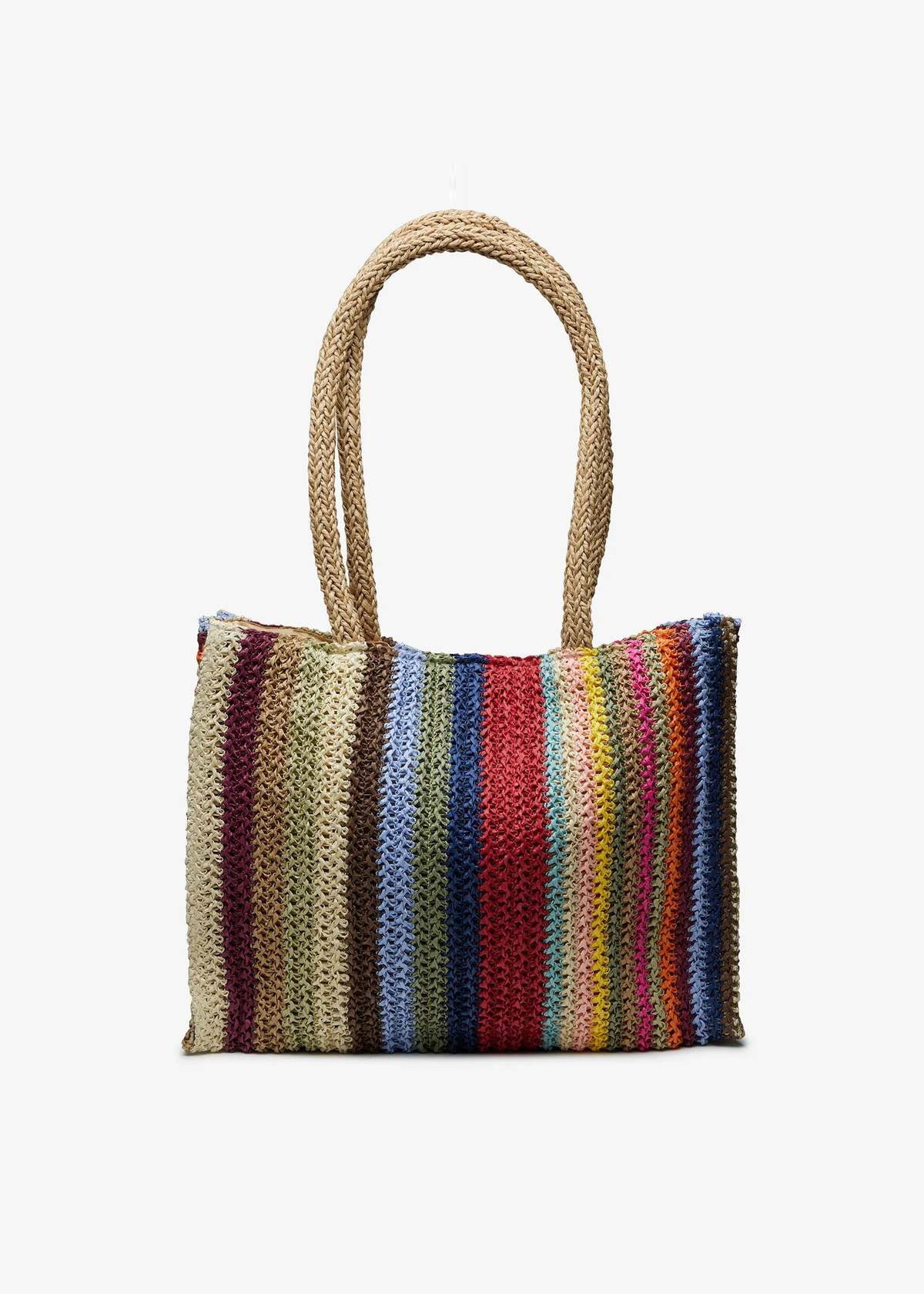 Wyeth Monterey Paper Straw Tote Bag Small   - Multi