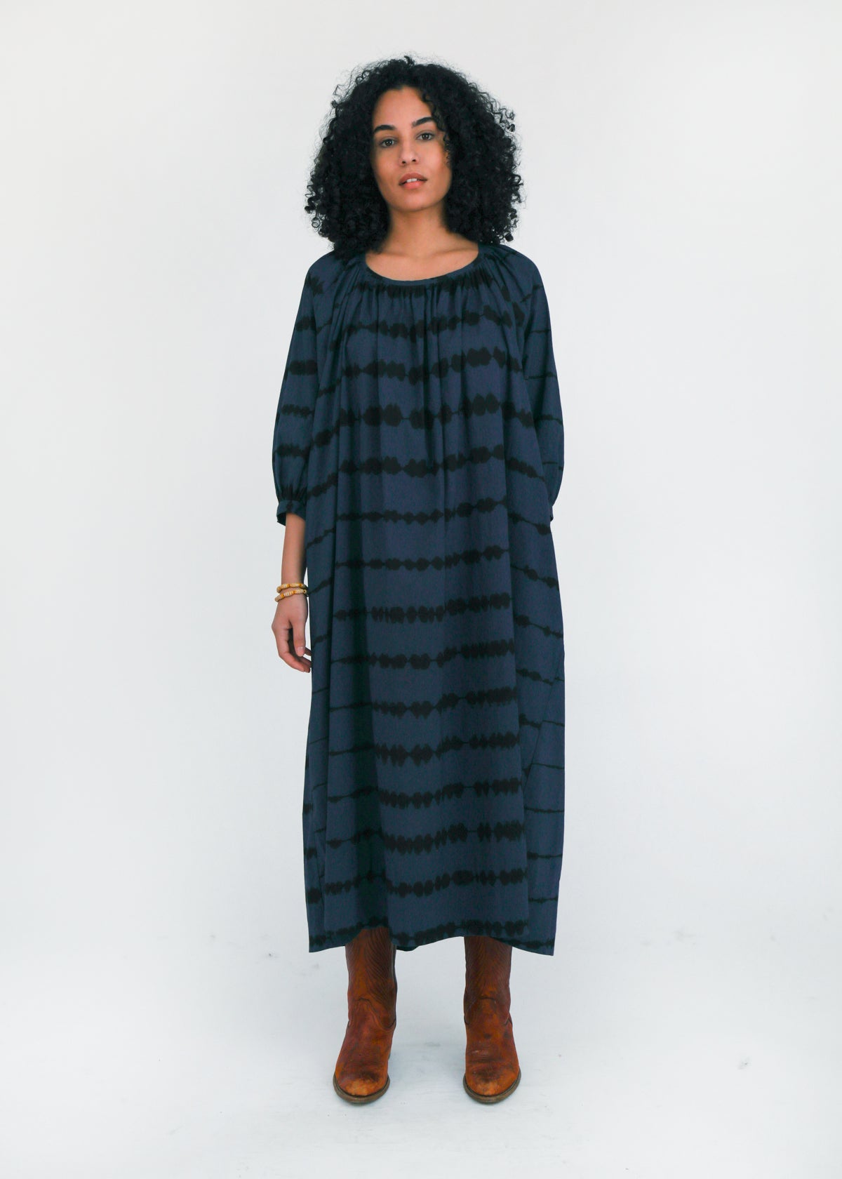 Shashi Tie Dye Striped Dress