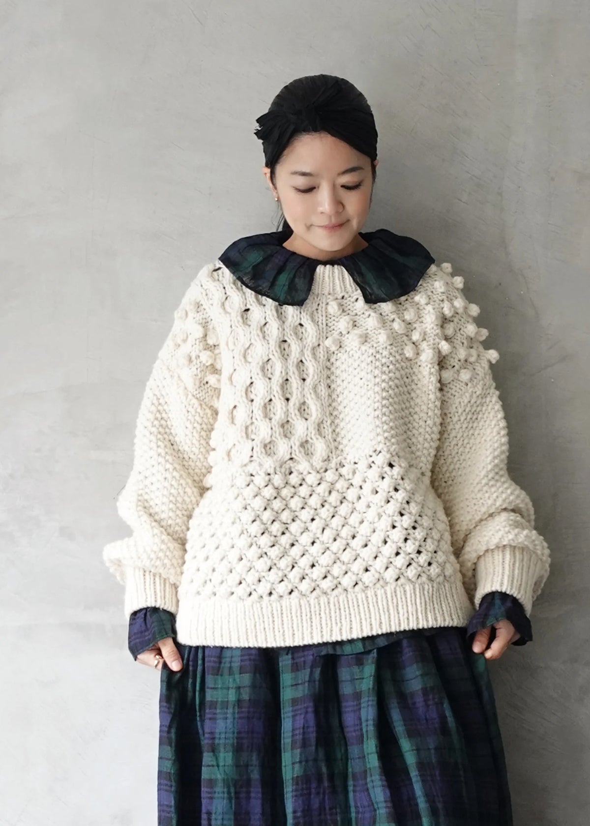 Pure Hand Knit Pullover by Ichi Antiquités – matta