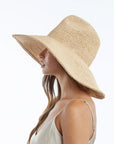 Wyeth Lina Raffia Sun Hat - Natural