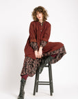 Bheeti Taara Dress, Madder