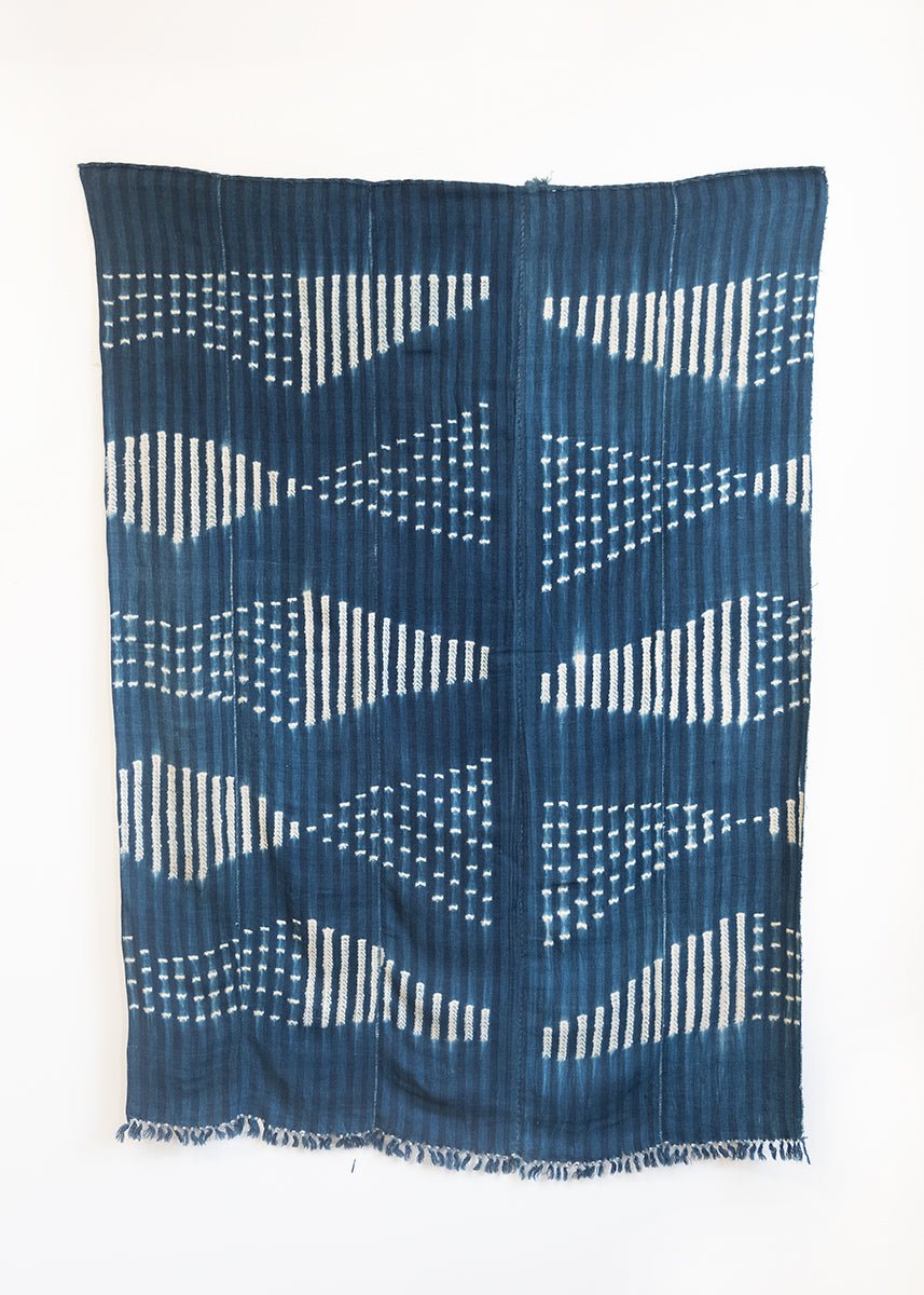 Indigo Mudcloth Textile, 