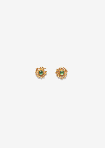Jaipur Studs #10 - 22Kt Emerald