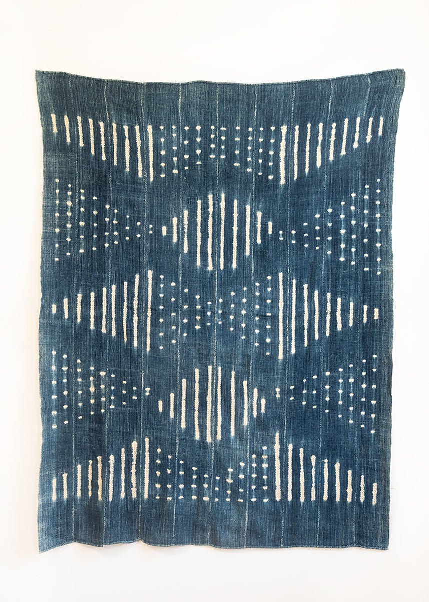 Indigo Mudcloth Textile, #6