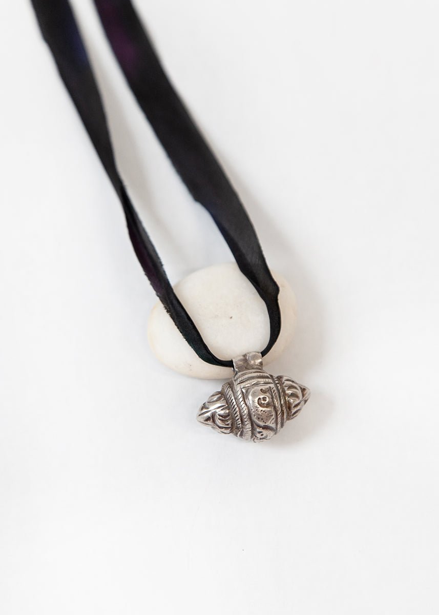Small Silver Rajasthan Pendant