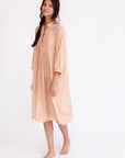 Aditi Cotton Gauze Dress, Bisque