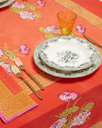 Lisa Corti Tablecloth Tea Flower