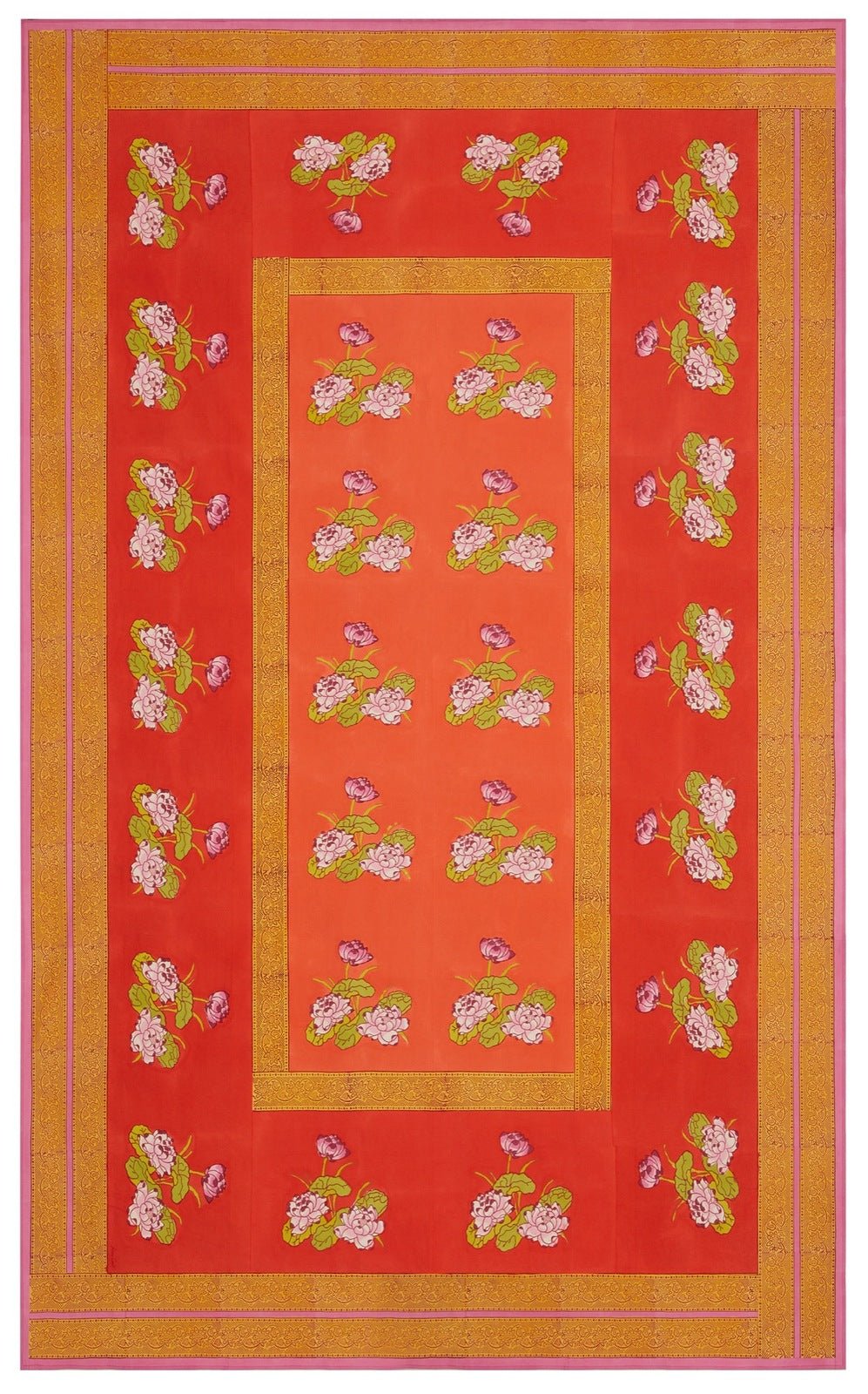 Lisa Corti Tablecloth Tea Flower