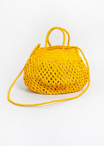 En Shalla Woven Leather Bag