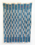 Vintage Indigo Baule Textile