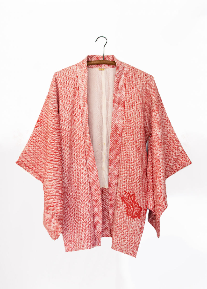 Shibori Silk Kimono Jacket